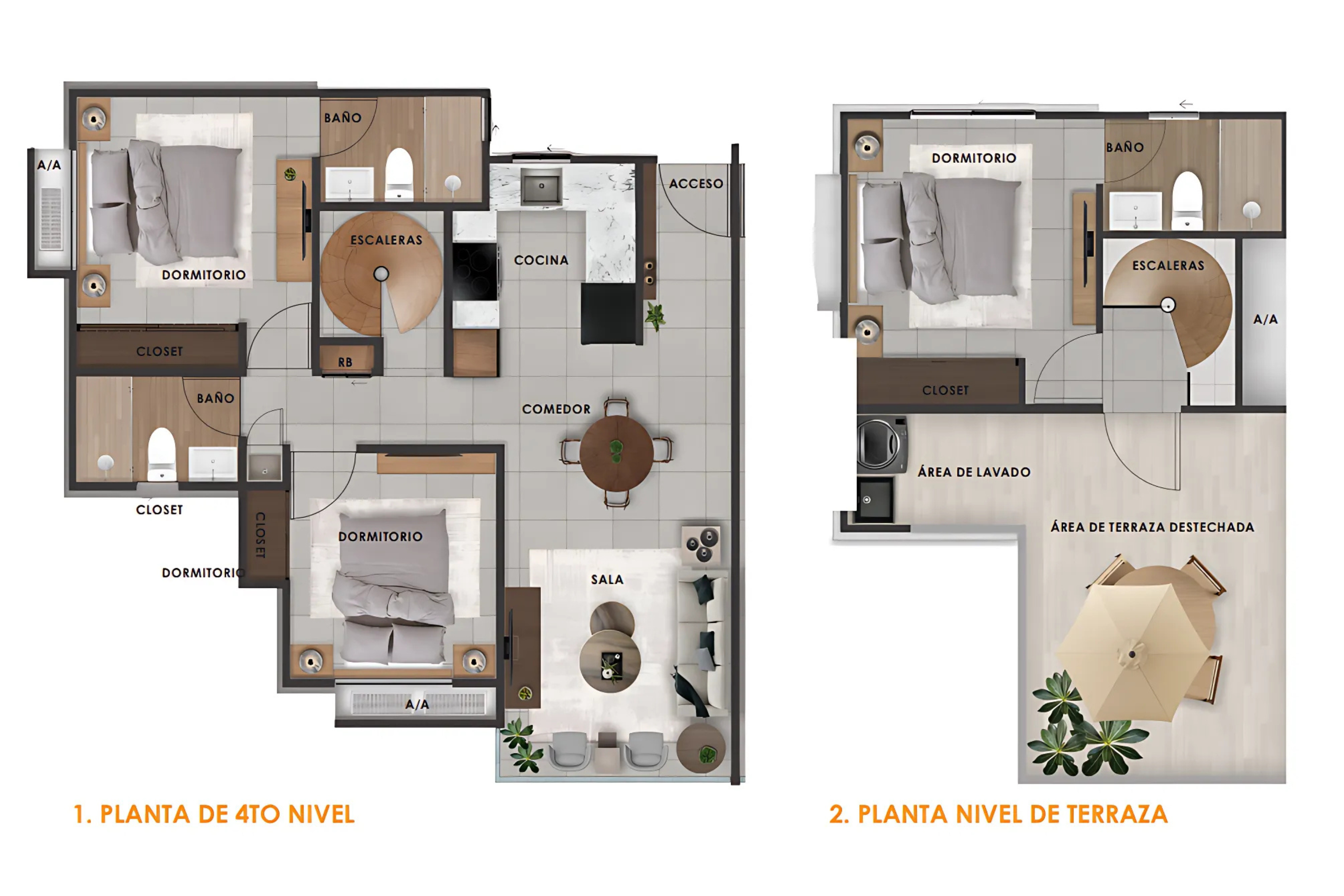 Apartamento de 70 m2